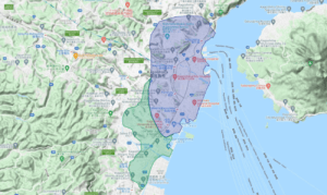 2021年08月エリア拡大】Uber Eats（ウーバーイーツ）鹿児島の範囲 