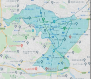 DiDiフード仙台エリア