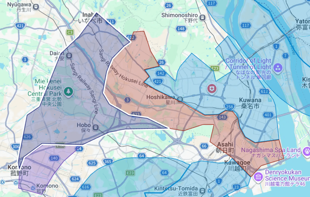 Uber Eats（ウーバーイーツ）桑名市・朝日町