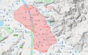 Uber Eats（ウーバーイーツ）鳥取県鳥取市の配達エリア（配達範囲 