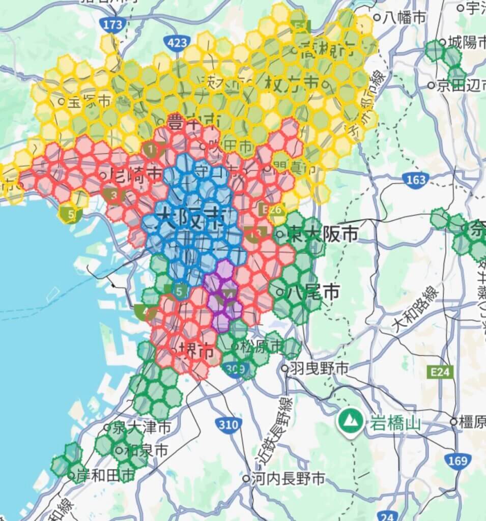 2026年最新のmenu大阪の配達エリア