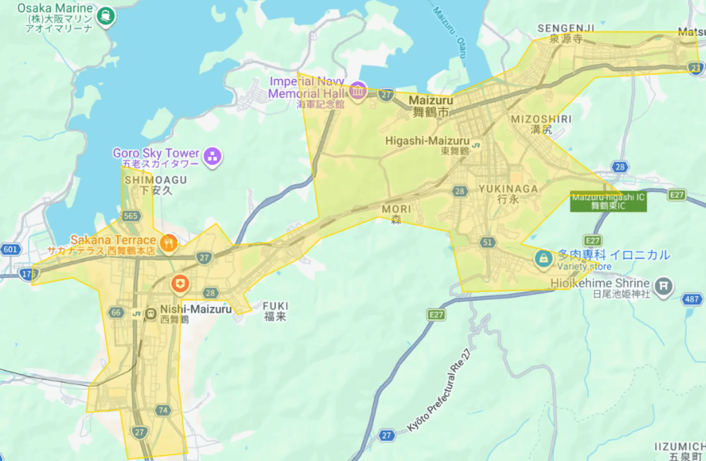 Uber Eats（ウーバーイーツ）舞鶴エリア