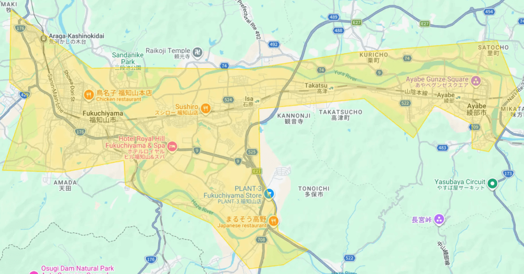 Uber Eats（ウーバーイーツ）福知山・綾部エリア